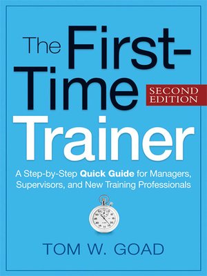 cover image of The First-Time Trainer